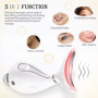 Microcurrent Massager for Face Neck Device LED Photon Therapy Skin Tighten Reduce Double Chin Anti Wrinkle Remove Facial Lifting