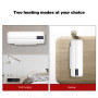 220V Heater Energy-saving Wall-mounted portable Air Conditioner HeaterFan Home Dormitory Timing Free Installation Remote Control
