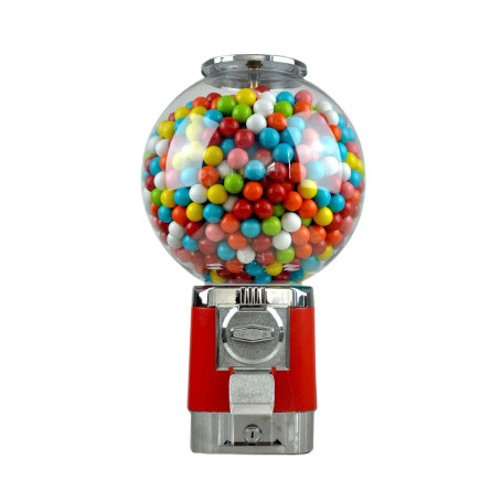 Candy Vending Mechanical Gumball Machine For Bubble Gum Candy With Diameter Globe