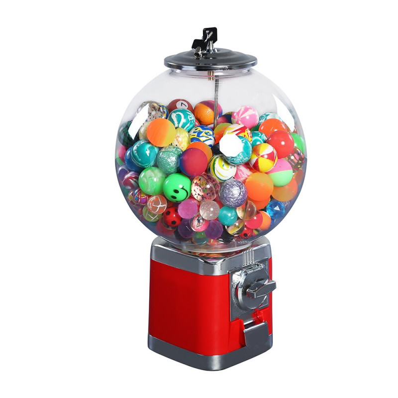 Candy Vending Mechanical Gumball Machine For Bubble Gum Candy With ...
