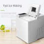 15KG/24H Commercial Electric Ice Maker Bullet Round Ice Maker Ice Cube Machine Small Milk Tea Shop Coffee Shop Desktop Ice Maker