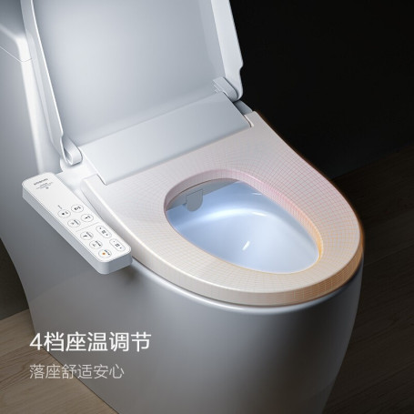 Upgraded Smartmi Electronic Bidet Toilet Seat Cleansing Water/Heated Seat/UV Sterilization/LED Night Automatic Smart Toilet Lid