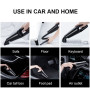 Portable Wireless Vacuum Cleaner 5000PA Super Suction 2000MAH Battery Handheld Cordless Dust Cleaner Car Household Dual-use Pet