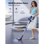 400W 33KPA Suction Power Cordless vacuum cleaners for Smart home appliance 1L Dust Cup Removable Battery JR600 Wireless Handheld