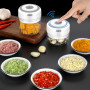 100/250ml Mini Garlic Chopper Vegetable Chili Meat Ginger Masher Machine Garlic Mincer USB Electric Mincer Kitchen Tools