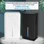 3000ML Capacity Dehumidifier With Basic Air Filter 2 in 1, Professional Moisture Absorbers Air Dryer For Home, Home Appliance