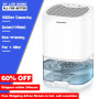 Portable Dehumidifier With Basic Air Filter, 2 in 1 For Home For Room For Kitchen, Quiet Moisture Absorbers, Cost-Effective