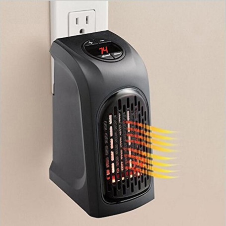 Wall-Outlet Mini Electric Air Heater 500W Powerful Warm Blower Room Heating Stove Portable Home Radiator Winter Warmer Machine