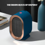 New Portable Desktop Indoor Small Electric Heater Multifunctional Portable Suitable For Living Room Heater Ceramic Heating Fan