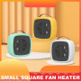 Mini Portable Electric Space Heater 500W Powerful Home Office Desktop Warm Air Heater Warmer Fan Household Silent For Winter