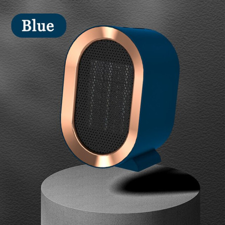 1200W Fan Heater Ceramic 2 Modes Safe Energy Saving Quiet Multiple Protection Low Noise Overheating Protection Tilt PTC Heating