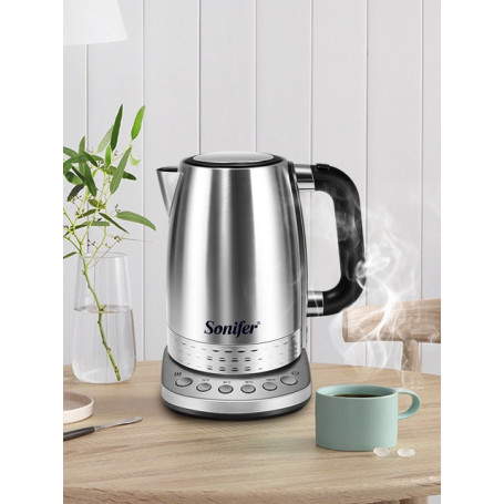 1.7L Electric Kettle Tea Coffee Thermo Pot Appliances Kitchen Smart Kettle With Temperature Control Keep-Warm Function Sonifer