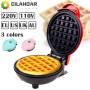 Electric Mini Waffles Maker Machine Kitchen Cooking Appliance for Kids Breakfast Dessert  Pot  Utensils  Small Fried Eggs