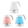 700ML Mini Electric Kettle Stainless Steel Silicone Mini Foldable Water Kettles Teapot Kitchen Appliances Boil Water Tool 600W