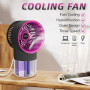 Portable Air Conditioner Cooling Fan USB Rechargeable Electric Fans Air Cooler Spray Humidifier Fan Air Circulating Fans Home