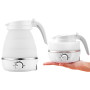 Mini Folding Kettle 600ml Silicone Hot Water Shell Intelligent Power-off Protection Travel And Home Electric Kettle 110V/220V