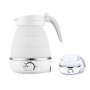 Mini Folding Kettle 600ml Silicone Hot Water Shell Intelligent Power-off Protection Travel And Home Electric Kettle 110V/220V