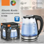 2L Electric Kettle Tea Coffee Borosilicate Glass 2000W Portable Household Appliances For Hotel Family Trip Water Boiler Pot