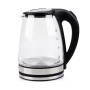 2L Electric Kettle Tea Coffee Borosilicate Glass 2000W Portable Household Appliances For Hotel Family Trip Water Boiler Pot