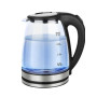 2L Electric Kettle Tea Coffee Borosilicate Glass 2000W Portable Household Appliances For Hotel Family Trip Water Boiler Pot