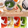 2L/3L Stainless Steel Electric Automatic Meat Grinder Household Mincer vegetable Garlic Slicer Food Chopper