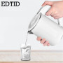 EDTID Portable Travel Electric Kettle MINI Teapot Cup Heater Stainless steel 0.6L Hot Water Quick Heating Pot Boiler 220V EU US