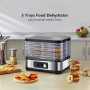 Automatic ABS Food Dehydrator 5 Trays Home Drying Dehydrating Machine Vegetable Fruits Dryer