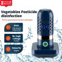 Protable Food Purifier Pesticide Disinfection Fruit Vegetable Washing Machine Capsule Shape Vegetable Sterilize Household Travel