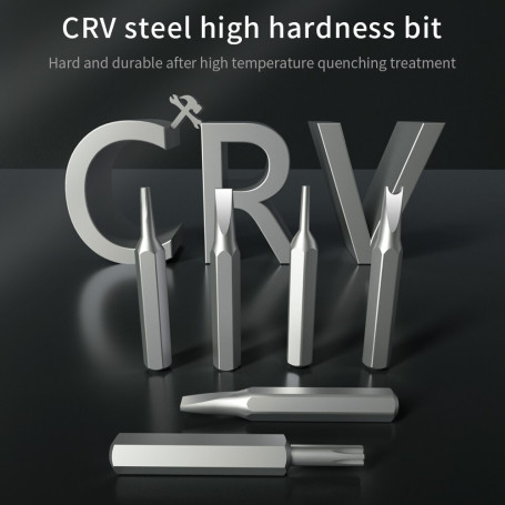 Household precision screwdriver set, high hardness CRV steel hand tools, notebook computer and telephone maintenance, 130 in 1