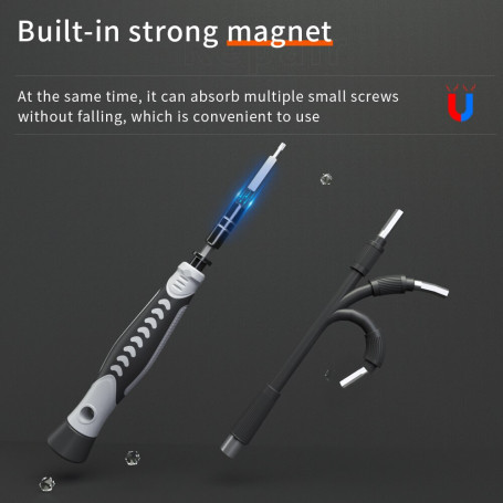 Household precision screwdriver set, high hardness CRV steel hand tools, notebook computer and telephone maintenance, 130 in 1