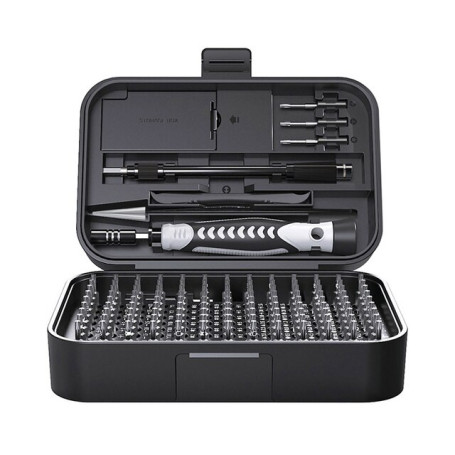 Household precision screwdriver set, high hardness CRV steel hand tools, notebook computer and telephone maintenance, 130 in 1