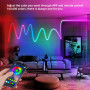 Tuya Smart RGBIC Neon Rope Light Strip WiFi Music Sync Light Strip 5050 Waterproof 16 Million Color DIY Lamp Alexa Compatible