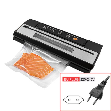 YUMYTH Food Vacuum Sealer with Transparent Window Design Sous Vide Home Vacuum Packing Machine Vacuum Bags Save Storage T294