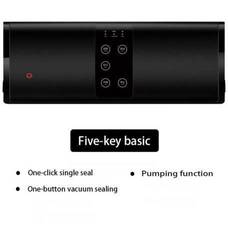 AGASHE 220V/110V Vacuum Sealer Packaging Machine For Home And Commercial  With 10 PCS Food Sealing Bag