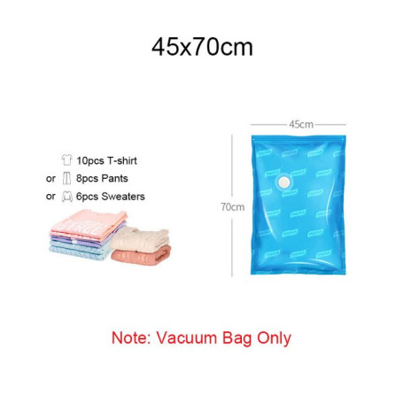 Home Vacuum Storage Bags for Clothes Blankets Pillow Travel High Quality Storage Compression Bag Household Organizer Space Saver