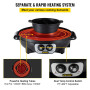 2 in 1 Electric Hot Pot BBQ Grill 2200W Multifunction Portable Home Non-Stick Split Pot Smokeless Skillet Barbecue Pan
