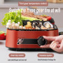 Rice Cooker Smokeless Frying Pan Steak BBQ  Multi-Function Electric Cooker Non-Stick Pan 1800W Kitchen Appliances