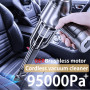 95000Pa Car Wireless Vacuum Cleaner Wet Dry Vacuum Cleaner Cordless Handheld Auto Vacuum Home &amp Dual Use Mini Vacuum Cleaner