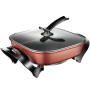 Multifunctional Electric Hotpot Cooker Non-Stick Coating Frying Pan Temperature Control Stir-fry Hot Pot 1450W Multi Cooker EF