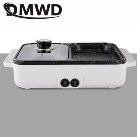 Multifunction Electric Cooker Hotpot Barbecue Grill Griddle Egg Omelette Frying Pan Stove Crepe Oven Pancake Pie Baking Roaster