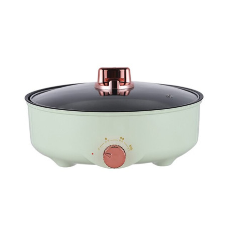 Multifunction Electric Barbecue Stove Steak Grill Non-stick Multicooker Skillet Eggs Soup Cooking Pot Hotpot Noodles Cooker EU