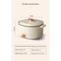 DMWD 2L Multi Cookers Single/Double Layer Electric Pot 1-2 People Household Non-stick Pan Hot Pot Rice Cooker Cooking Appliances