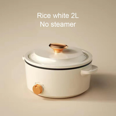 DMWD 2L Multi Cookers Single/Double Layer Electric Pot 1-2 People Household Non-stick Pan Hot Pot Rice Cooker Cooking Appliances