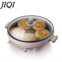 JIQI Household Electric Baking Pan Egg Roll Machine Multifunction Pancake Pizza Crepe Maker Omelette Frying Pan  Skillets