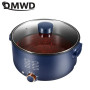 DMWD 5L Multifunctional Electric Cooker Hot pot Non-stick Multicooker 1.3KW Power Adjustable Dorm Stir-frying Pan Noodles boiler