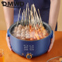 DMWD 5L Multifunctional Electric Cooker Hot pot Non-stick Multicooker 1.3KW Power Adjustable Dorm Stir-frying Pan Noodles boiler