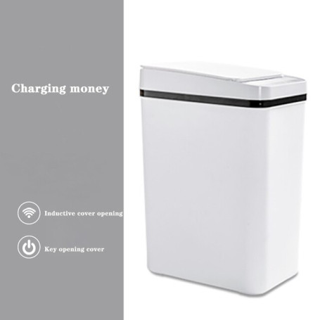 12L Intelligent Trash Can Smart Sensor Dustbin Waterproof Dustbin Household Induction Garbage Bin Smart House Garbage Can
