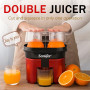 Press Orange Juicer Machine Double Citrus Juicer Maker Extractor Machine Home Kitchen Lemon Pomegranate Fruit Squeezer Sonifer