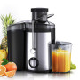 Electric Juicer 1.5L Overheating Protection Stainless Steel Automatic Juicer Juice Extractor Home Kitchen Appliance US 110V