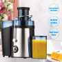 Juicer Blender Household  Electric Juicers Stainless Steel 800W Strong Fruit Vegetables Extractor Residue Fresh Juice Separation